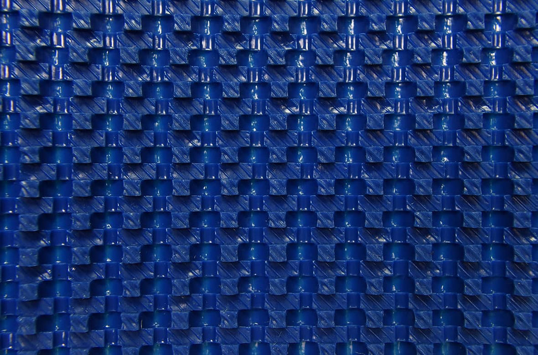 2 Ply Poly CR57 Royal Blue PVC RT x Bare AS FDA — international designation: E10/2 0/V32 BLUE RT AS FDA