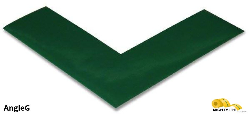 Mighty Line 2" Wide Solid GREEN Angle - Pack of 100