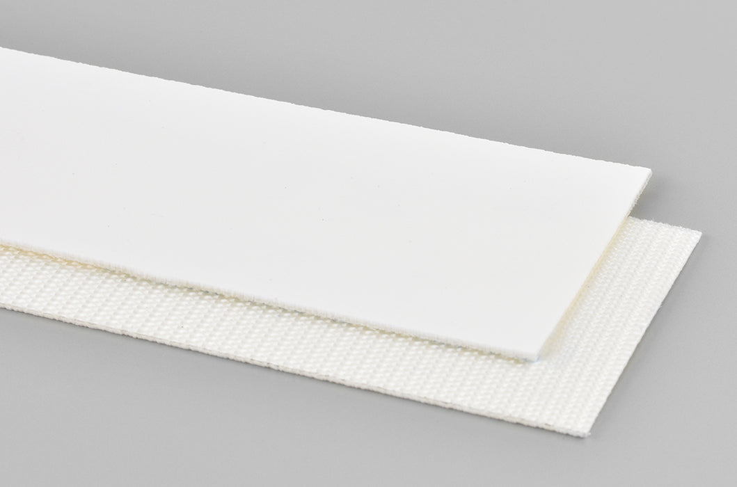 1 Ply Poly CR28 White PVC C x Bare NA FDA (international designation: E5/1 0/V5 White NA FDA)