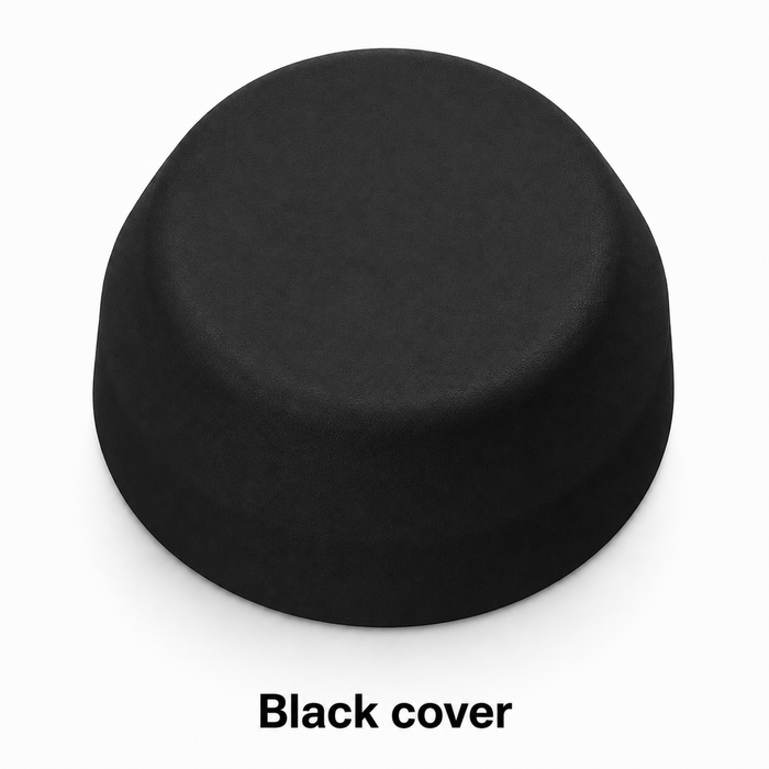 D06PLBLK - CLOSED BLACK PLASTIC COVER