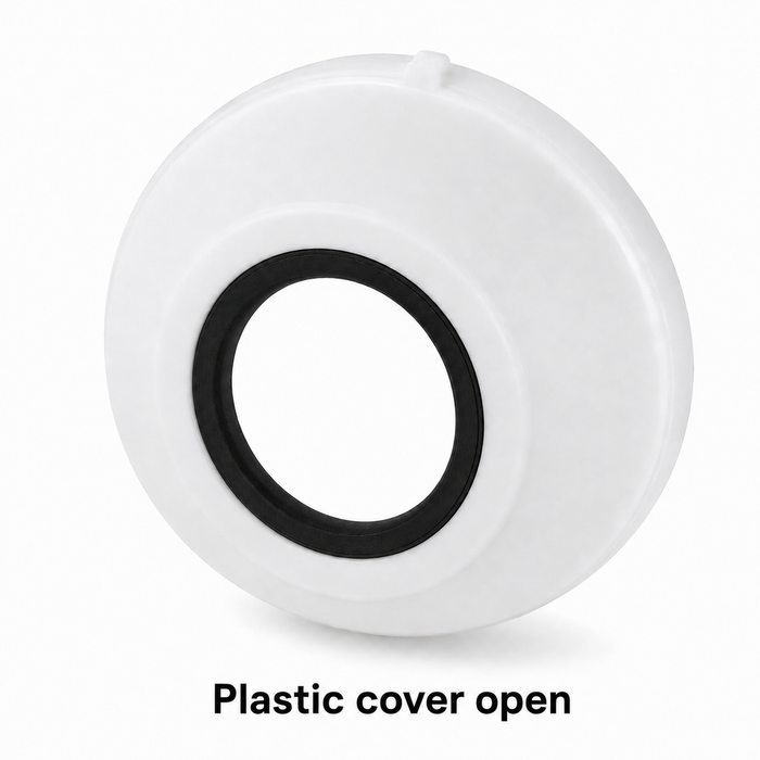 C071716PL - 1 7/16 OPEN COVER PLASTIC