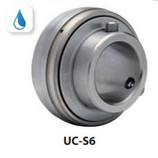 UCP20824S6PBL - 1 1/2inNDSS STAINLESS BLACK