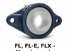FYH FL207E 72MM ID 2-Bolt 2-Bolt Flange Housing - housing