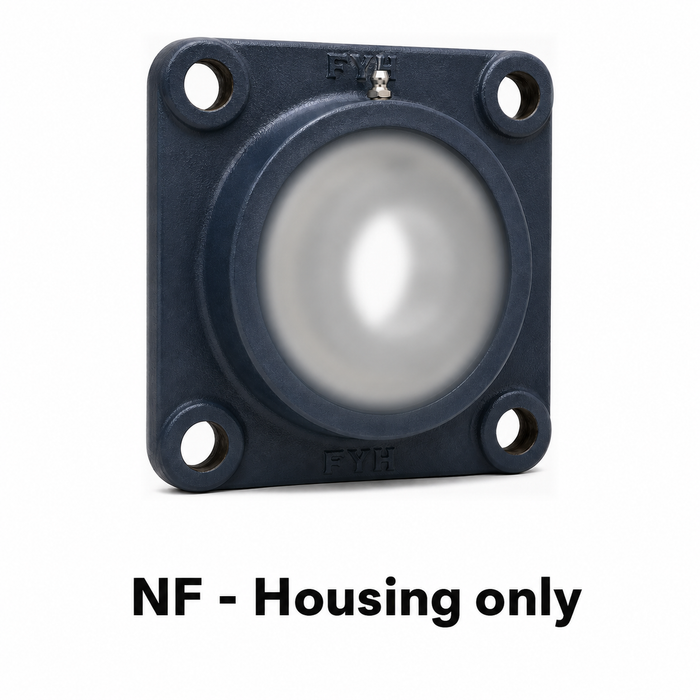 FYH NF209A5 4-BOLT 2-Bolt Flange Housing Tapped 1/8in Npt - housing
