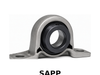 FYH SARPP20514FP7 7/8 Light Duty Pillow Block Rubber Boot Pressed