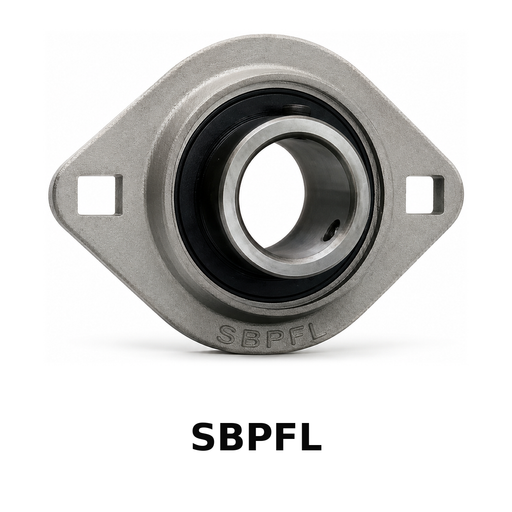FYH SBRFL2018KG5 1/2in Set Screw 2-Bolt P-steel Cyc OD