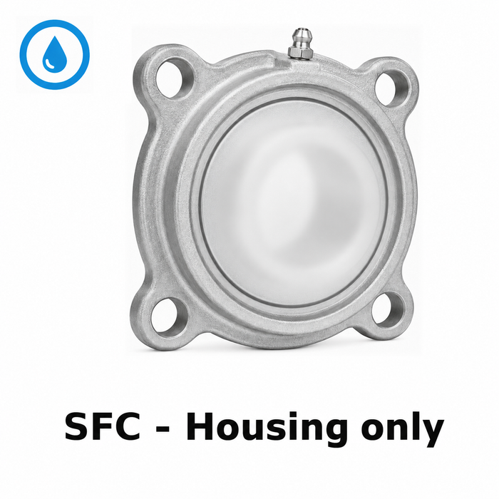 FYH SFB206H1 3-Bolt Stainless Housing Domestic - housing