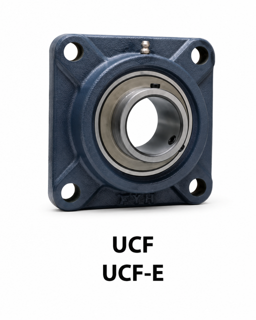 FYH EBF20720KG5 1 1/4 Normal Duty Set Screw 4-Bolt (narrow-width)