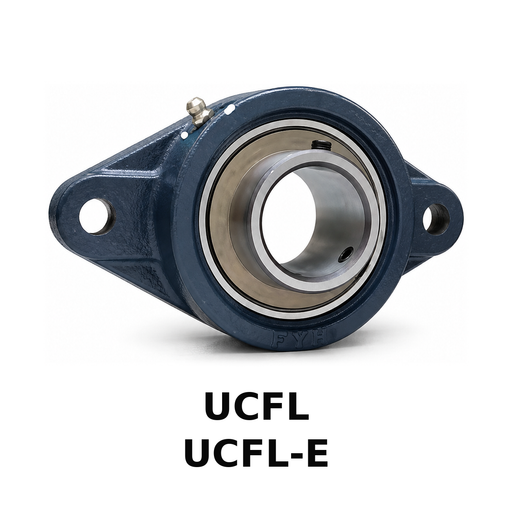 FYH UCSFL20516G5XH1 1in Normal Duty Set Screw Bla.oxi.ins.+ 2-Bolt