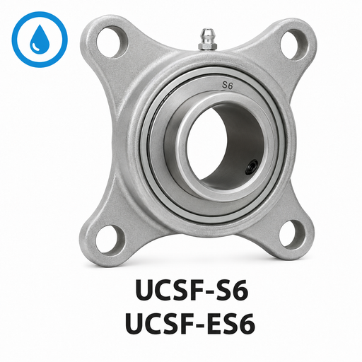 FYH UCSF206NDS6Y3H1 30 MM Stain Steel 4-Bolt 2-Bolt Flange with