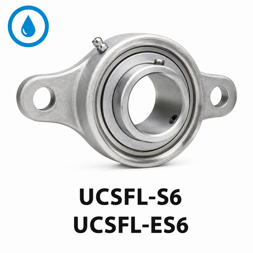 FYH UCSFL20412S6H1K2P6 3/4 2-Bolt 2-Bolt Flange Stainless Unit with