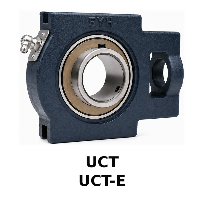 FYH UCT20412ES6NP 3/4in Stainless Insert + Nickel Plated Housing