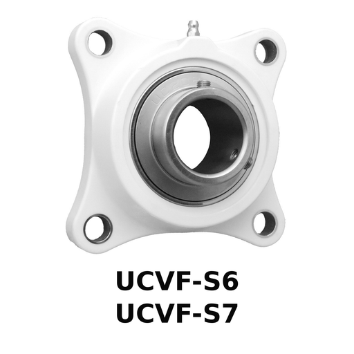 FYH UKFL205BKPL 25MM Adapter Sleeve 2-Bolt Flng With Black
