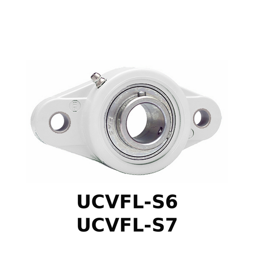 FYH UCFL20210ED7K3XPL 5/8 2-Bolt 2-Bolt Flange Free-spin Blk Oxide