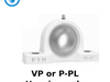 FYH UCP204S7PL 20MM Pillow Block Chrome Insert & Pl Housing - housing