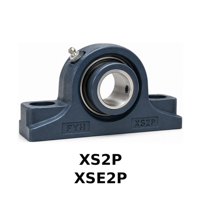 FYH XDS2P41340 2 1/2" 2-Bolt Pillow Block Spherical Roller Bearing Double Lock