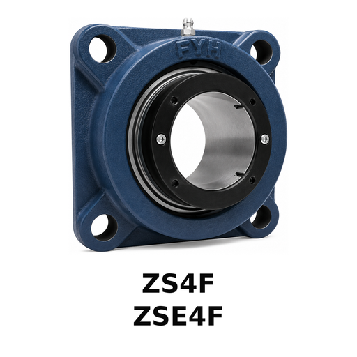 FYH ZSE4F414 70MM 4-Bolt 2-Bolt Flange Spherical Roller Bearing Unit Z-lock