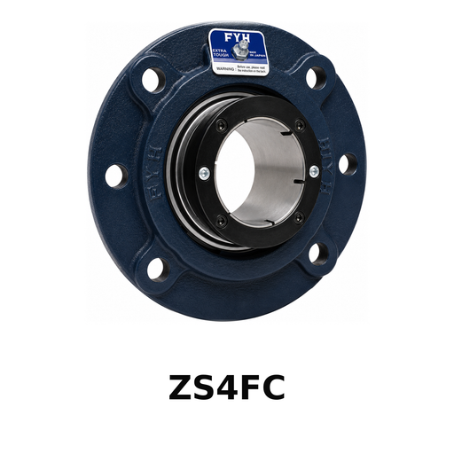 FYH ZS4FC40927 1-11/16" 4-Bolt 2-Bolt Flange Cart Spherical Roller Bearing Z-lock